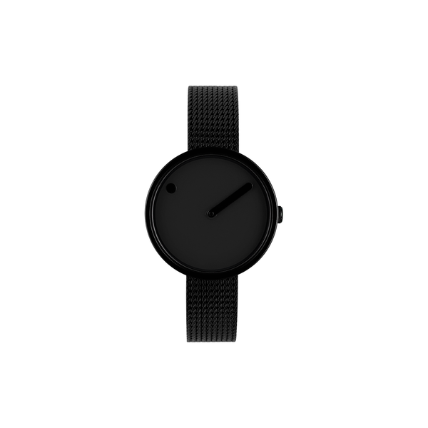 Picto Wrist Watch, black/matt black, PICTO