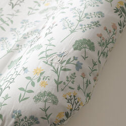 Dove Changing Cushion, summer flowers, Dear April