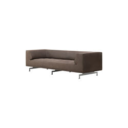 4511 Delphi 3 seater Sofa, Havanna/aluminium, Fredericia Furniture