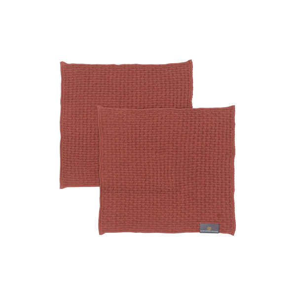 NORS Dishcloth, juniper red, Georg Jensen Damask