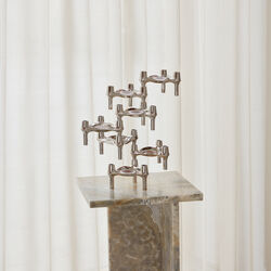 BMF Kerzenständer, Chrom, STOFF Nagel