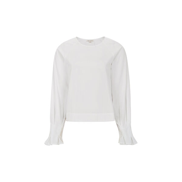 ESRusso LS Blouse, white, esm&eacute; studios