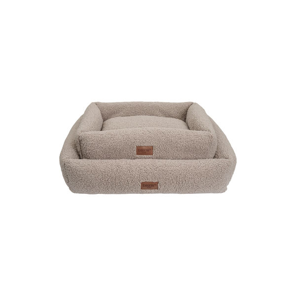 Nuna Dog bed, taupe, Drew's Dogwear