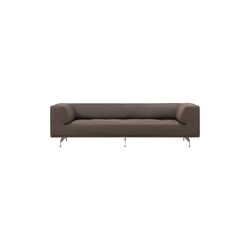 4511 Delphi 3 seater Sofa, Havanna/aluminium, Fredericia Furniture