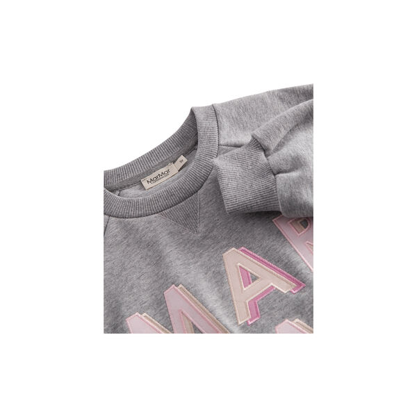 Theos Sweatshirt, Logo in pink, MarMar Copenhagen