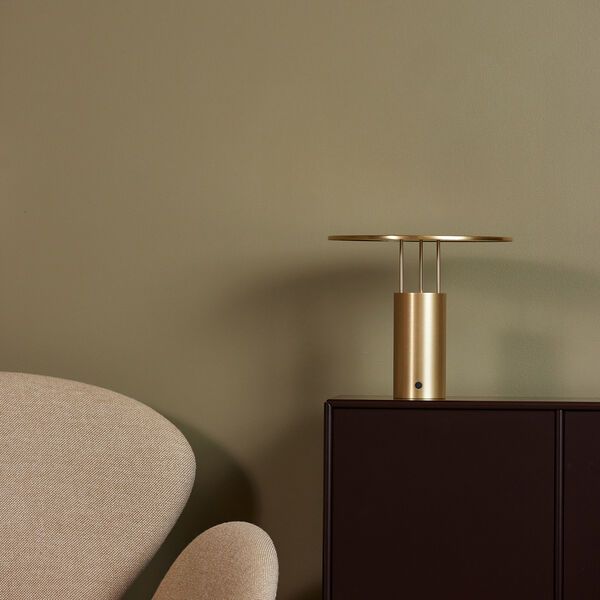 Tempel280 Table Lamp, brass, Piet Hein