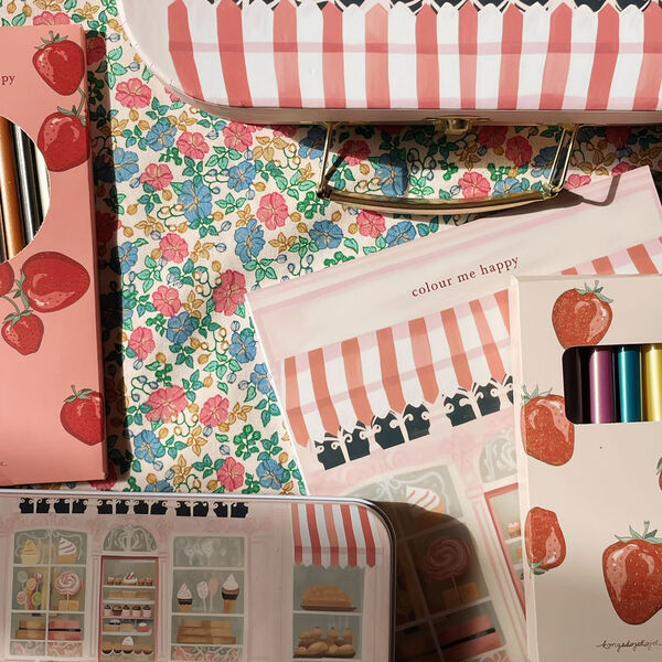 Kleines K&uuml;nstler-Set, pink, Konges Sl&oslash;jd