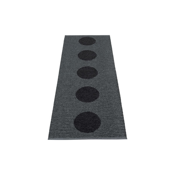 VERA 2.0 Rug, black/black, Pappelina