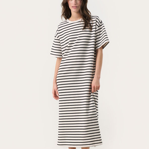 TiraPW Dress, black stripe, Part Two