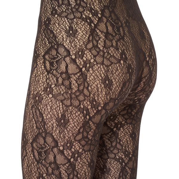 Infinite Rose Net Tights, dark wood, Wolford