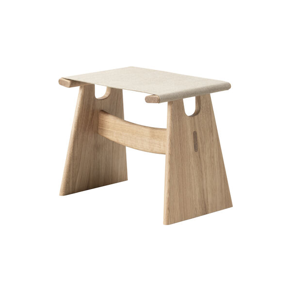 Seto Hocker, light oiled oak/natural, Fredericia Furniture
