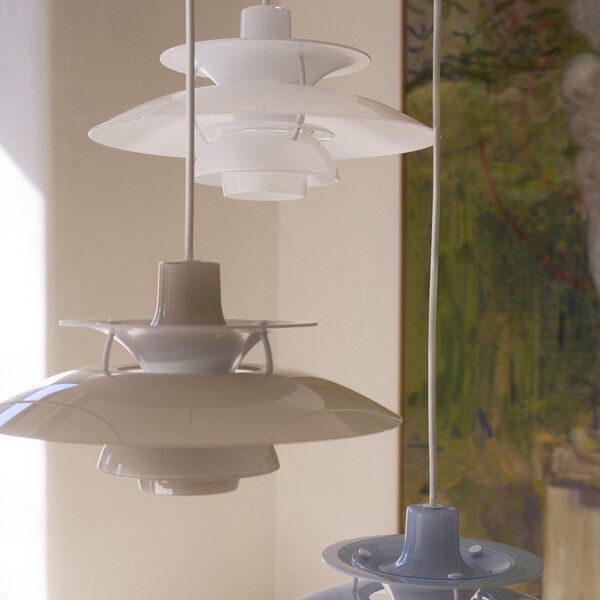 PH 5 320 Opal Pendant, opal white, Louis Poulsen