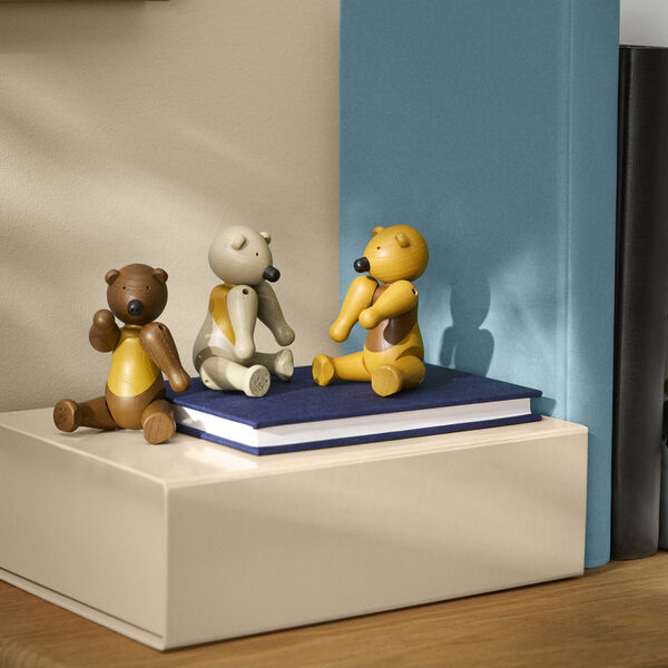 Bear liliput, ochre, Kay Bojesen Denmark