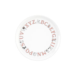 Moomin ABC Teller Ø 20 cm, moomin salmon, RIG-TIG