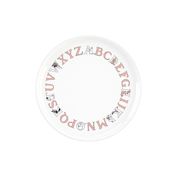 Moomin ABC Teller &Oslash; 20 cm, moomin salmon, RIG-TIG