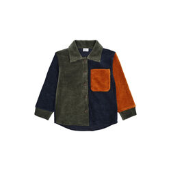 Hcravn Ribbed Velour Shirt, deep ivy, Hust & Claire