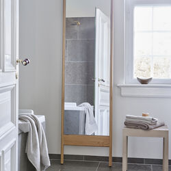 Lightweight Stool, white oiled oak, Form & Refine