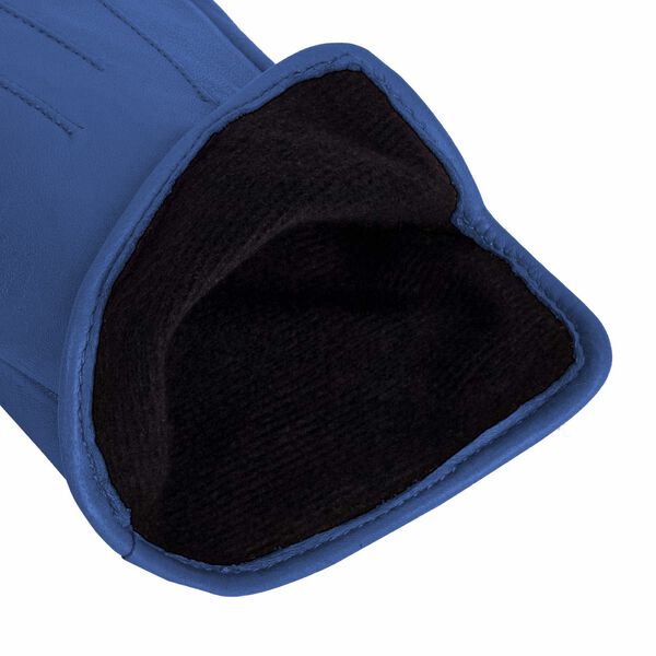 Carla Leather Gloves, denim blue, Kessler