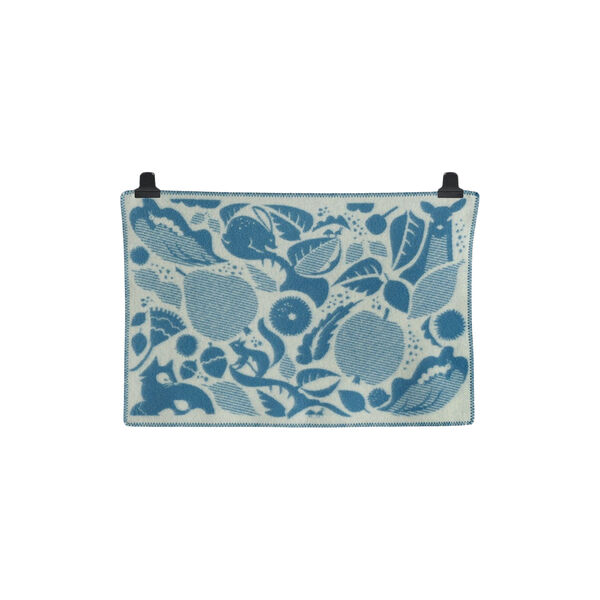 Skovbund Babyplaid, blau/natur Skovbund Babyplaid, blau/natur, Røros Tweed