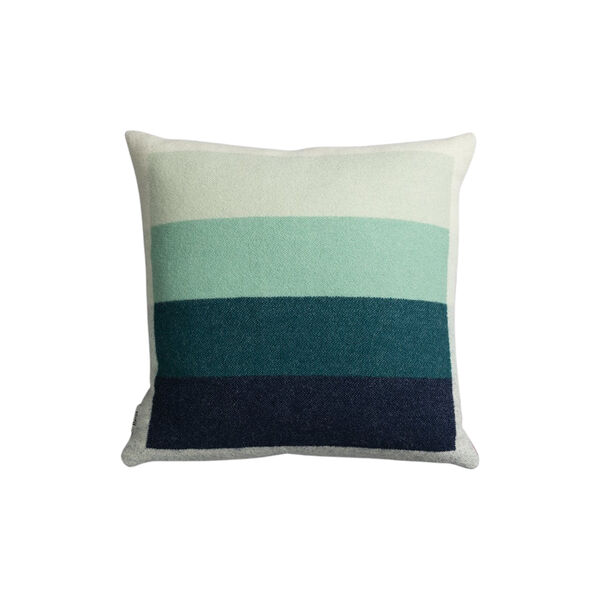 &Aring;smund Bold Kissen, rot/t&uuml;rkis, R&oslash;ros Tweed