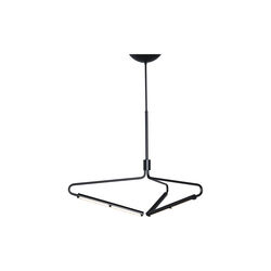 Archangel 3 415 Wide Chandelier, black, Rubn