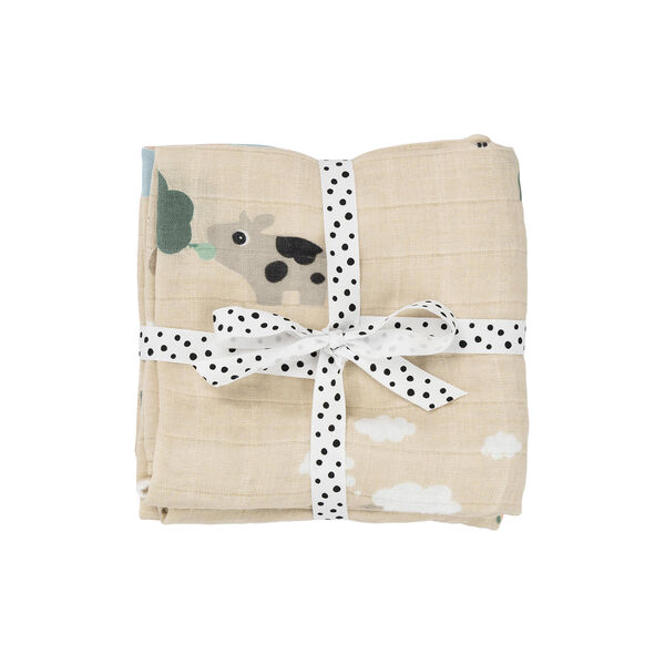 Tiny Farm Stoffble 2 Stk., sand Tiny Farm Stoffble 2 Stk., sand, Done by Deer