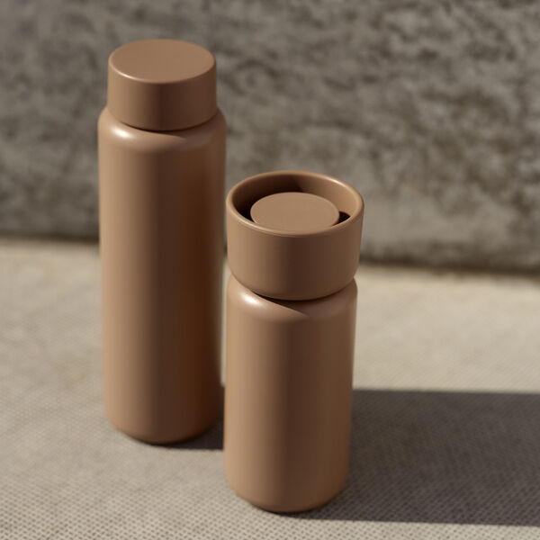 Thermo bottle Singles 400 ml, camel, Zone Denmark