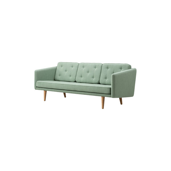 FF2003 No. 1 Sofa 3P, mood 4106/oak oiled, Fredericia Furniture