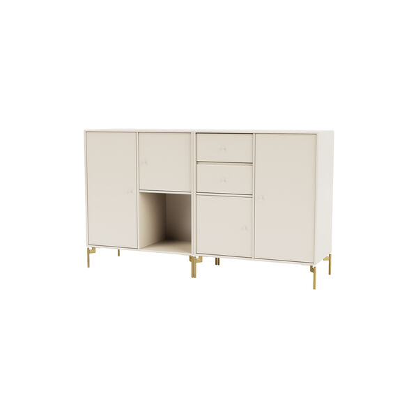 COUPLE Sideboard with Brass Legs, 158 oat, Montana Furniture