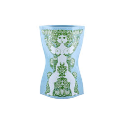 Nina Vase, hellblau/gr&uuml;n, Bj&oslash;rn Wiinblad