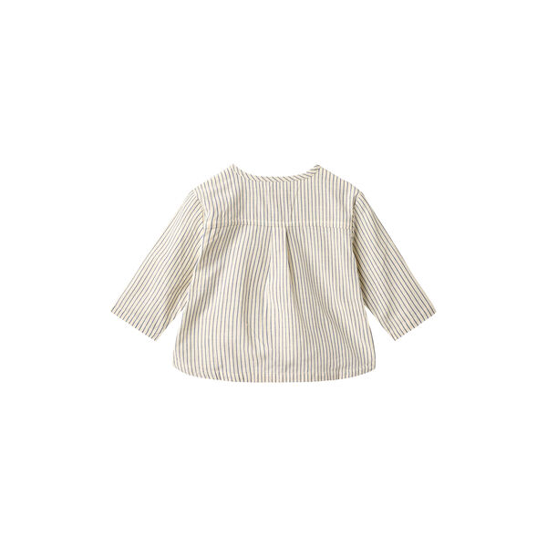 Shirt Bj&oslash;rk, mit dark blue Streifen, Wheat