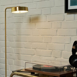 James Floor Lamp, brass, Rubn