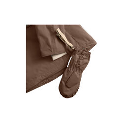 MATCESAR Fleece Lined Mittens, chestnut brown, Mini A Ture