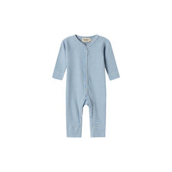Rena LS Romper, blue stripe, MarMar Copenhagen