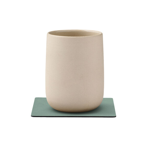 Nupo glass mat Square, pastel green, LIND DNA