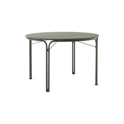 Thorvald SC98 Outdoor Dining Table, bronze green, &Tradition