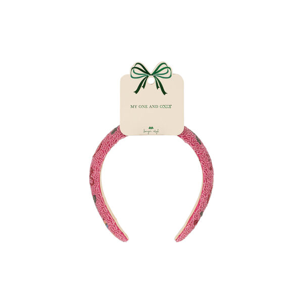 Haarreif mit Perlen, bubblegum, Konges Sl&oslash;jd