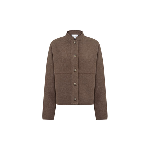 LR-SANNIE 1 Jacket, chocolate chip melange, Levet&eacute; Room