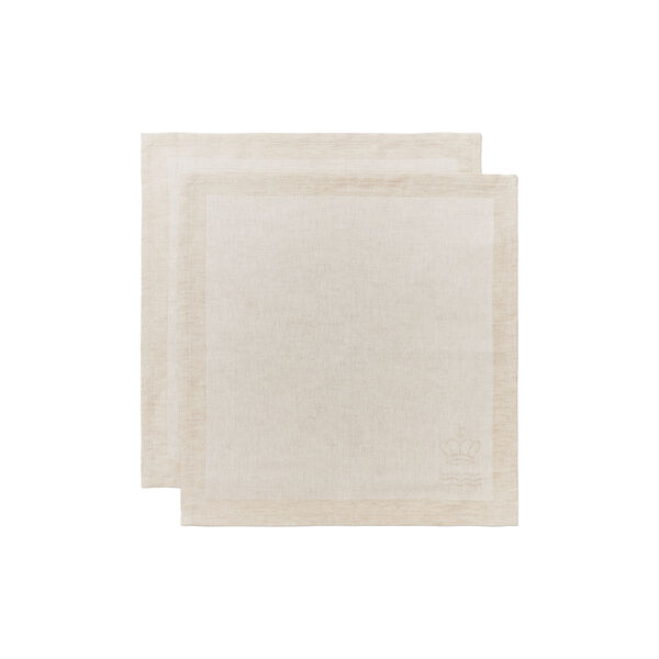 Waves Servietten 2 Stk., weiß, Royal Copenhagen