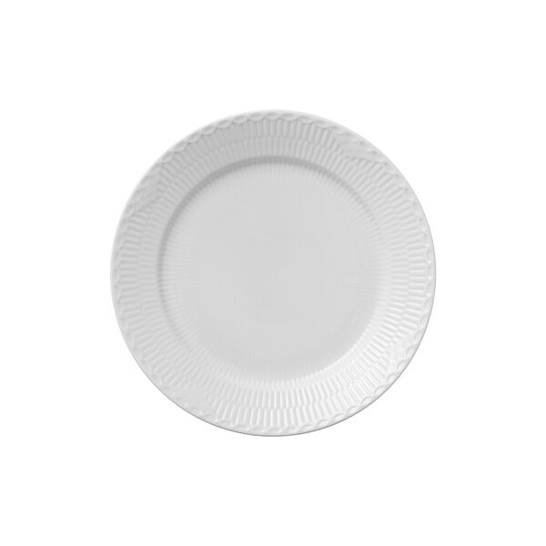 Weißer Halbspitze-Teller Ø 27 cm, Royal Copenhagen