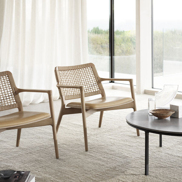 VIPP488 Cabin Loungesessel, helle Eiche/Sand, Vipp