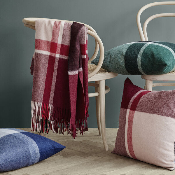 Manhattan Throw, bordeaux/red, ELVANG