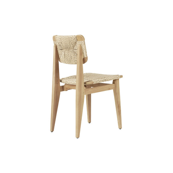C-Chair Outdoor-Essstuhl, Teakholz, GUBI