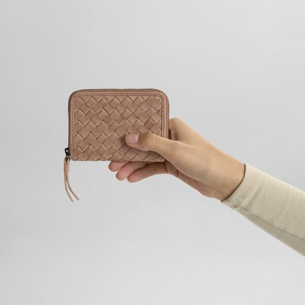 SelmaMBG Wallet Weave, mocha mousse, Markberg