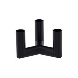Matrix Mini Taper Candleholder 3 Arm, matte black, Uyuni Lighting