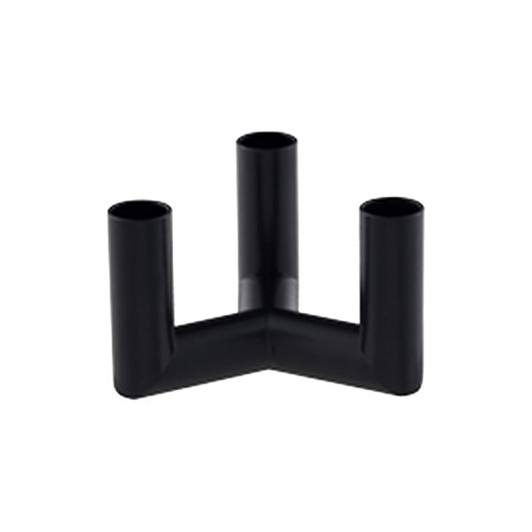 Matrix Mini Taper Candleholder 3 Arm, matte black, Uyuni Lighting