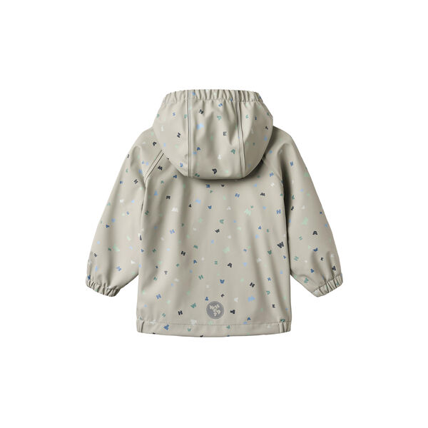 Rainwear Chardy jacke, light flint letters, Wheat