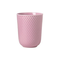 Rhombe Becher, rosa, Lyngby Porcel&aelig;n