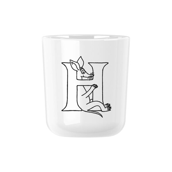 Moomin ABC Tasse H, moomin white, RIG-TIG