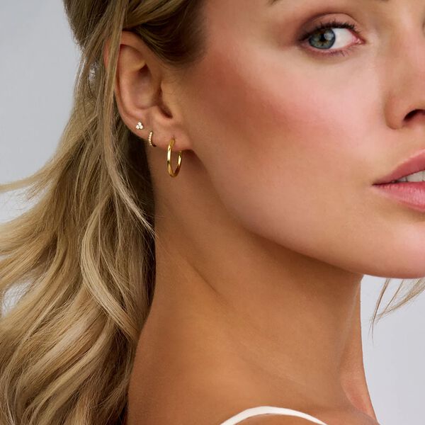 BALANCE HOOP S, gold plated, Spirit Icons